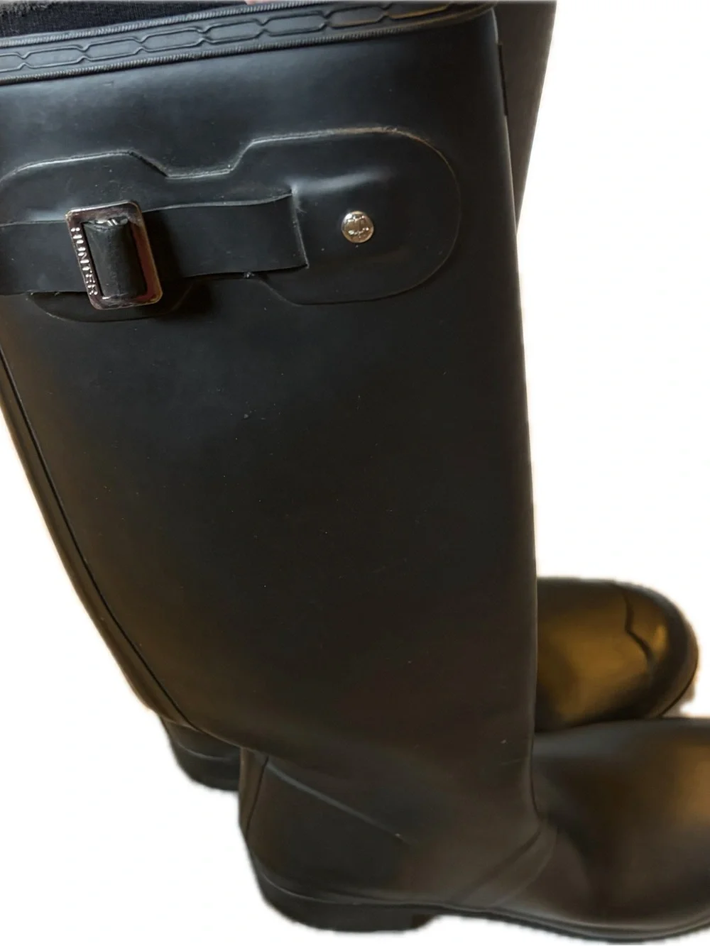Hunter Women's Tall Black Rain Boots